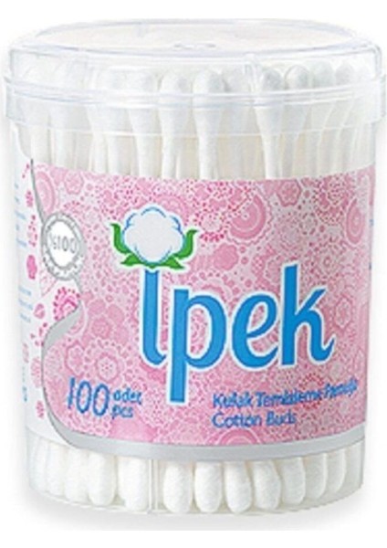 Ipek Kulak Çubuğu 100'LÜ 12'li Set