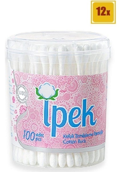 Ipek Kulak Çubuğu 100'LÜ 12'li Set fiyatları