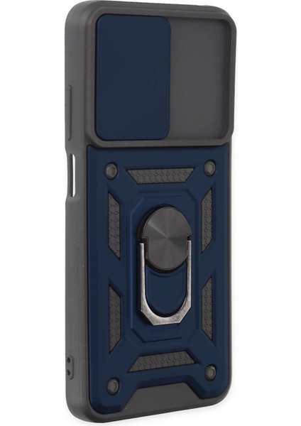 Zengezur Newface Xiaomi Redmi 10 2022 Kılıf Pars Lens Yüzüklü Silikon - Lacivert fiyatları