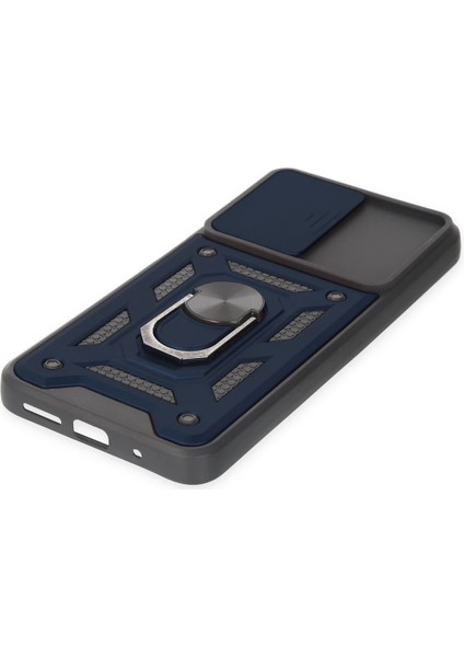 Zengezur Newface Xiaomi Redmi 10 2022 Kılıf Pars Lens Yüzüklü Silikon - Lacivert indirimleri