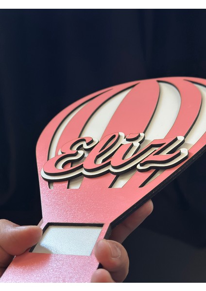 Bebek Odası Çocuk Odası Kapı ve Duvar Süsü Ahşap Balon – Bulut Dekor – Mavi-Pembe fiyatları