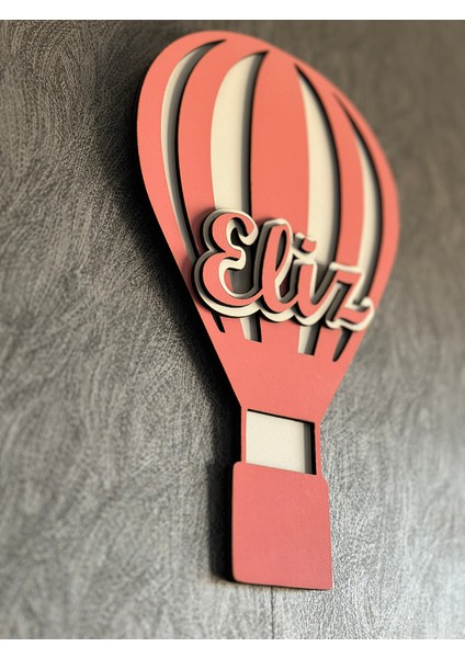 Bebek Odası Çocuk Odası Kapı ve Duvar Süsü Ahşap Balon – Bulut Dekor – Mavi-Pembe modelleri