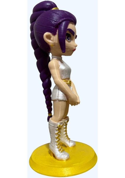 Kpop Gold Rumi – El Boyama 3D Koleksiyon Figürü | Parlak Altın Dokulu Seri | Demon Hunters Tarzı fiyatları