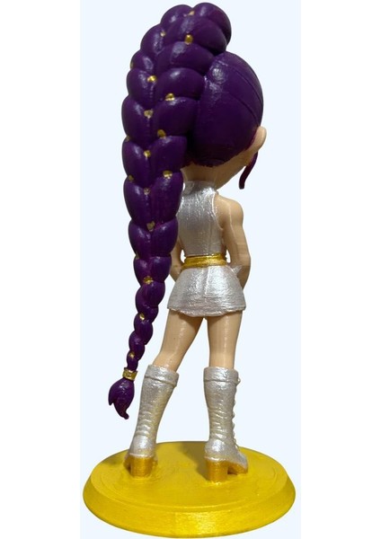 Kpop Gold Rumi – El Boyama 3D Koleksiyon Figürü | Parlak Altın Dokulu Seri | Demon Hunters Tarzı modelleri