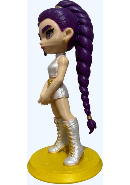 Kpop Gold Rumi – El Boyama 3D Koleksiyon Figürü | Parlak Altın Dokulu Seri | Demon Hunters Tarzı fırsatları