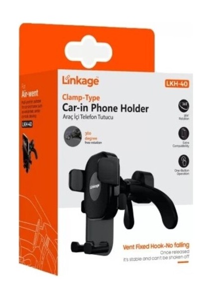 Lkh-40 360° Ayarlanabilir Havalandırma Için Araç Içi Telefon Tutucu fiyatları