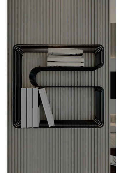 Paslanmaz Metal Duvar Rafı Kitaplık Banyo Düzenleyici Kıvrımlı Tel Kitaplık ve Mutfak Rafı modelleri