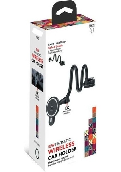 Fhd3 - 15WATT Magnetic Mıknatıslı Wireless Premium Araç Içi Telefon Tutucu fırsatları