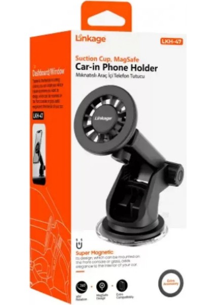 Lkh-47 Magnetik Torpido Üstü ve Pencere Için Vakumlu, Mıknatıslı Araç Içi Telefon Tutucu fiyatları