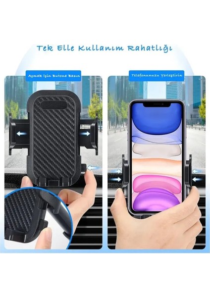 Lkh-38 Vakumlu Otomatik Kilitli Araç Içi Telefon Tutucu indirimleri