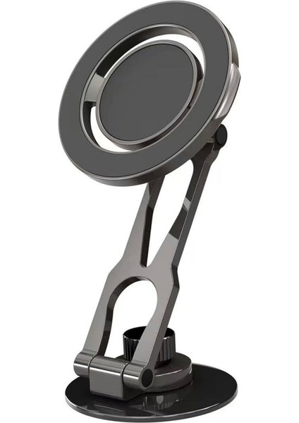 T-109 360 Derece Dönebilen Çinko Alaşımlı Mıknatıslı Araç Içi Telefon Tutucu