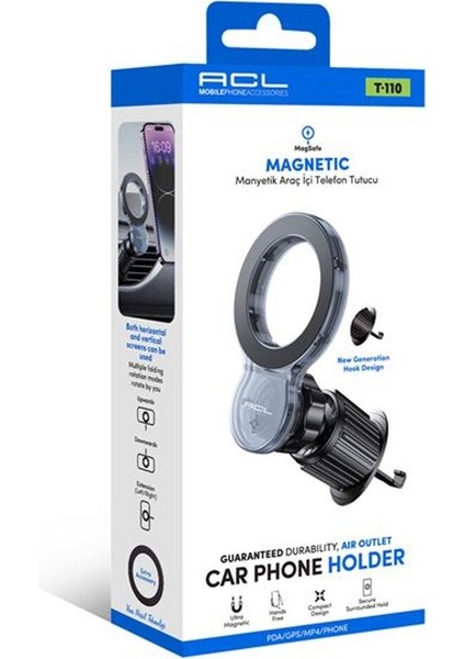 T-110 Magsafe Havalandırma Için Araç Içi Telefon Tutucu indirimleri