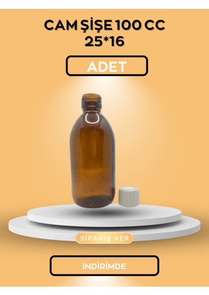 Cam Şişe 125 cc 28*16