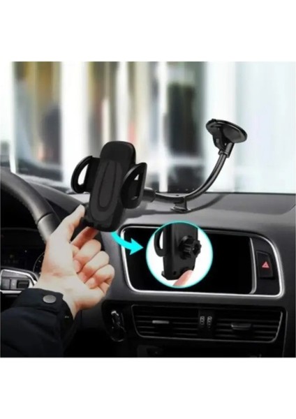 1233 - 360° Dönebilen Taşınabilir , Vakumlu Araç Tutucağı fırsatları