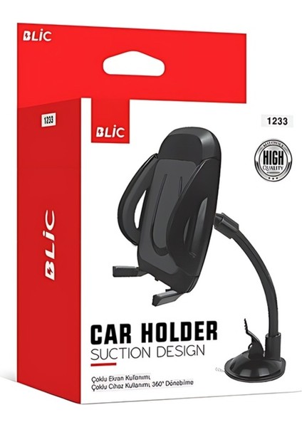 1233 - 360° Dönebilen Taşınabilir , Vakumlu Araç Tutucağı indirimleri