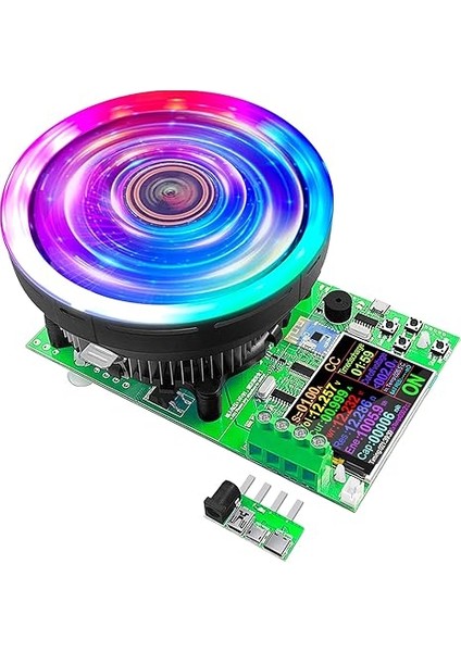 200V 30A Elektronik Yük Test Cihazı 4 Telli Dijital Renkli Ekran Bt Bağlantısı Kablosuz Veya Kablolu Kontrol Elektronik Ayar Sabit Yük Ölçer Pil Kapasitesi Test Cihazı Voltmetre Ampermetre