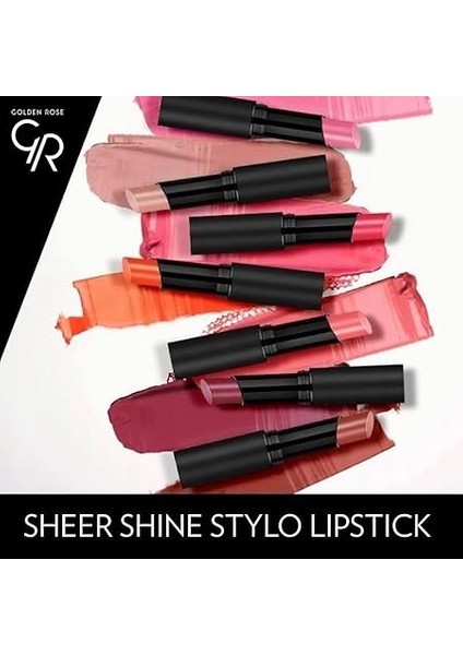 Rose Sheer Shine Stylo Lipstick No:06 1 Paket fiyatları