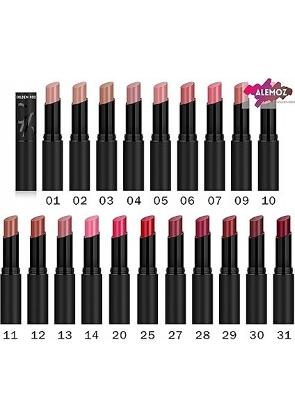 Rose Sheer Shine Stylo Lipstick No:06 1 Paket modelleri