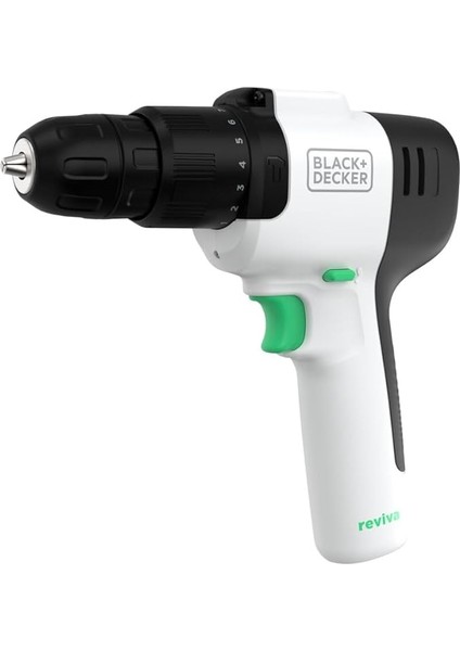 + Decker Reviva REVHD12C-QW 12V Şarjlı Darbeli Matkap