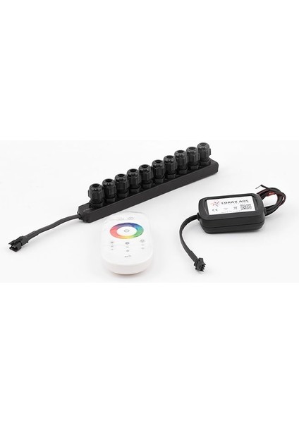 Tavan Starlight Fiber Optik Aydınlatma Uygulama Seti 10 10 Çıkış 600 mt Kablo