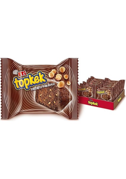 Topkek Fındıklı Kakaolu Kek 35 G x 24 Adet