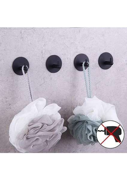 Yapışkanlı Askılık - 5'li Paket, Ağır Hizmet, Duvar Kancaları, Su Geçirmez Paslanmaz Çelik Askılıklar Ceket, Havlu, Bornoz Askılık Duvara Montaj, Banyo Mutfak Garaj Ev Otel Ofis Dolabı ve Yatak Odası Askıları 3m Bantlı, Mat Siyah Mat Siyah 06 modelleri