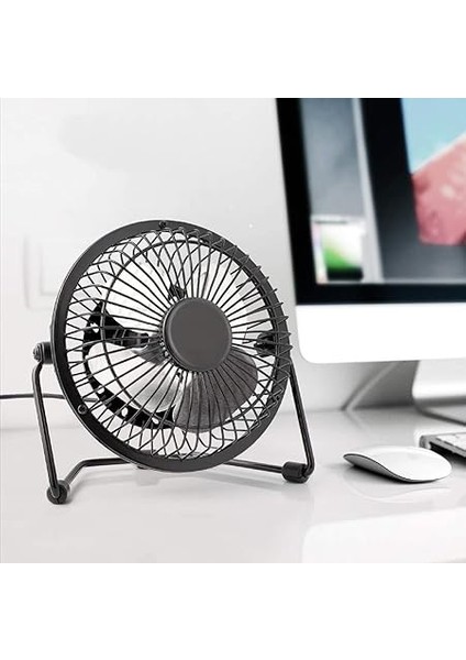 Masa Üstü USB Fan Soğutucu Vantilatör Klima - Metal Serinletici Mini Vantilatör - USB Girişli fırsatları
