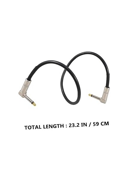 Gitar Ses Kablosu Gitar Teli Bas Amfi Kablosu Pvc Siyah Deri Black fiyatları