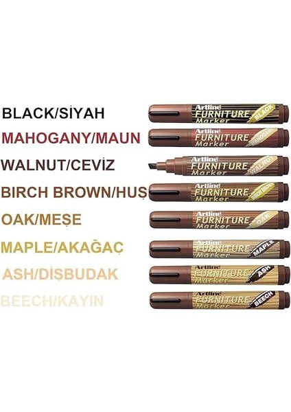 Ek-95 Mobilya Rötuş Kalemi Siyah fırsatları