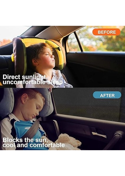 Yan Cam Perdesi, Araba Cam Perdesi, Otomobil Camı Güneşliği,güneşlik Araba (2 Paket Siyah) modelleri