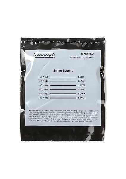 DEN0942 Nickel Light Elektro Gitar Teli (9-42) modelleri