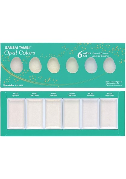 Zig Opal Colors Suluboya Seti 6'lı MC20OC/6V