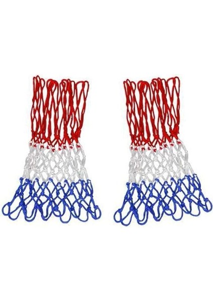 Basketbol Filesi Floş Ipli Renkli Iki Adet Lyt-58