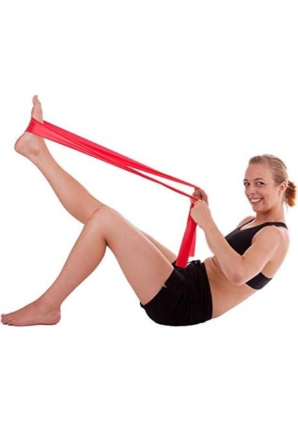 Elastik Egzersiz Bandı, 1,5 M, Kırmızı fırsatları
