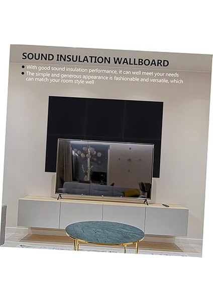 2 Adet Akustik Paneller Geçirmez Kapı Yankı Panelini Azalt Tavan Akustik Emici Tahta Kendinden Yapışkanlı Uyarı Gürültü Azaltma Paneli Duvar Kaplaması Seramik Karo Keçe modelleri