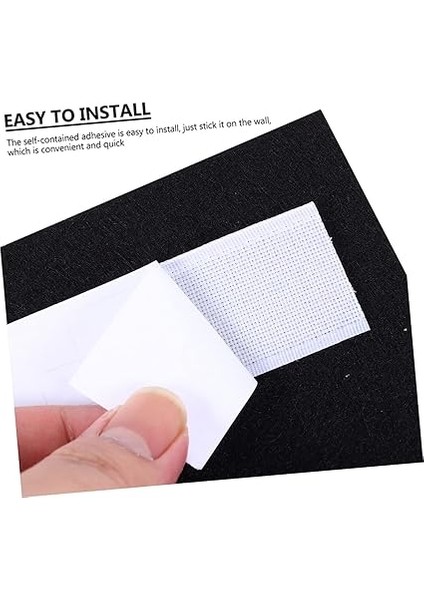 2 Adet Akustik Paneller Geçirmez Kapı Yankı Panelini Azalt Tavan Akustik Emici Tahta Kendinden Yapışkanlı Uyarı Gürültü Azaltma Paneli Duvar Kaplaması Seramik Karo Keçe fırsatları