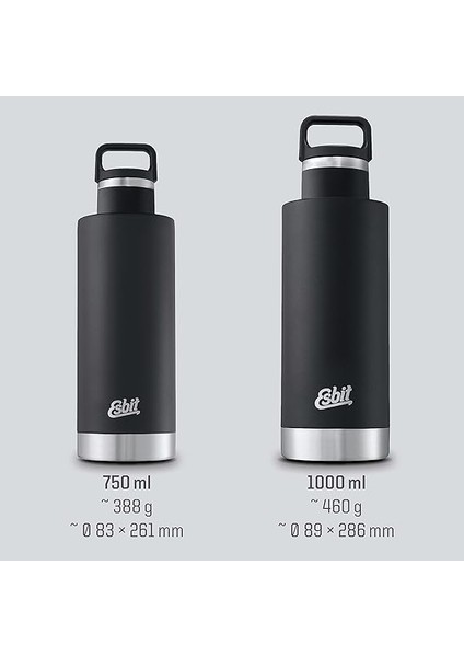 Sculptor Paslanmaz Çelik Izoleli Termos Siyah 0,75L indirimleri