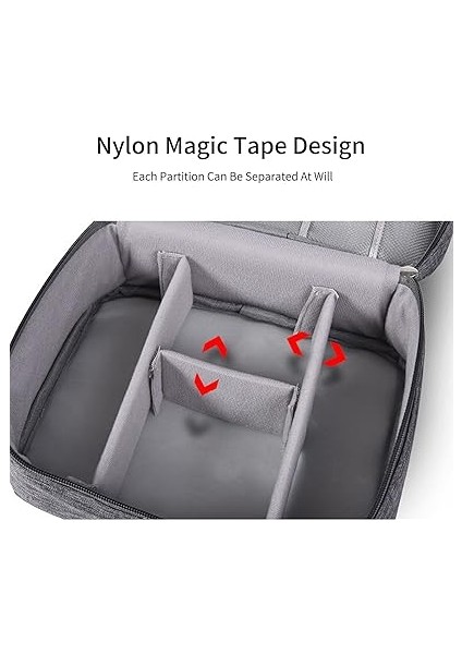 Elektronik Organatör Kablo Aksesuarları Için Seya Çantası Saklama Çantası Kılıfı Ücre Ayrılmış Kablo Kablosu Için Su Geçirmez Şarj Cihazı Sabit Disk Güç Bankası indirimleri