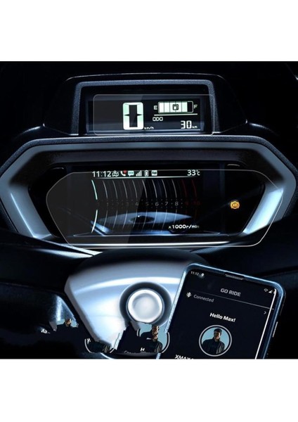 Yamaha x Max Tech Max ile Uyumlu 2023 2024 2025 Dijital Gösterge 9h Nano Ekran Koruyucu