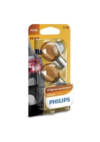 PY21W Vision, 12V Turuncu Amber Sinyal Ampülü, 2'li Paket fırsatları