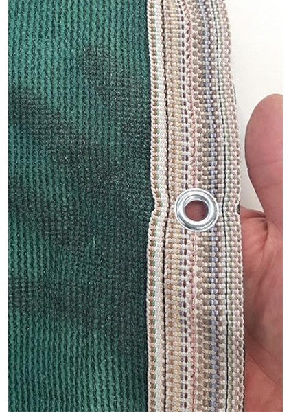 Güneş Geçirmez Gölgelik File, Gölgeleme Tülü, Çit Filesi, Balkon Gölgeliği 4x3 M2 -Yeşil