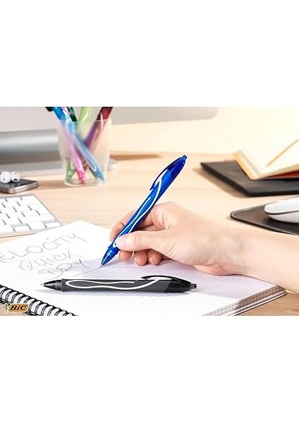 Gel-Ocity Quick Dry Hizli Kuruyan Jel Kalem 12'li Kutu Siyah, 0.7 mm Orta Kalınlıkta Uç, Hızlıca Kuruyan Jel Mürekkep fiyatları