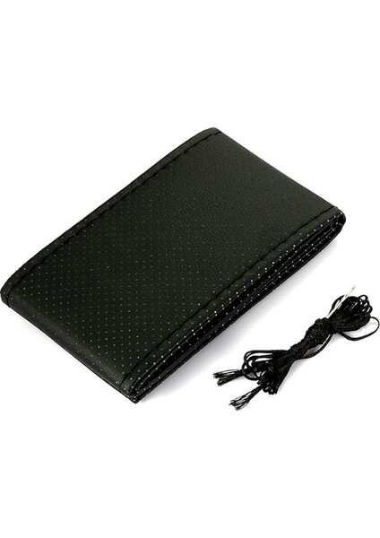 K621.001 Deri Dikişli Direksiyon Kılıfı, Siyah