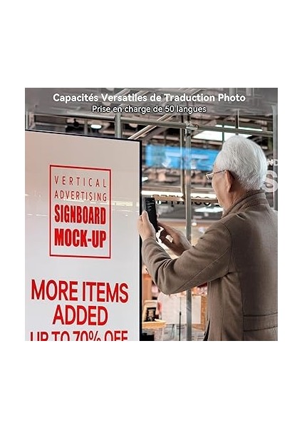 Dil Çevirmeni, %96 Hassasiyet, 18 Dilde Bağlantısız Iki Yönlü Çeviri, Yüz Yüze Çeviri, 50 Dilde Fotoğraf Çevirisi, Smart Translator 4.0, Siyah indirimleri