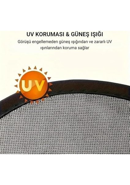 65X38 cm Güneş ve Uv Işın Engelleyici Yan Camlar Için Güneşlik, Görüş Engellemeyen Yan Güneşlik modelleri