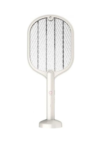 3000W Şarjlı Uv Işıklı Elektrikli Sivrisinek Kovucu Öldürücü Masaüstü El Tutmalı Sinek Kovucu Beyaz