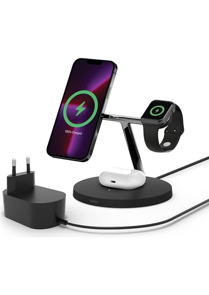 Şarj Istasyonu 3-En-1 Noir