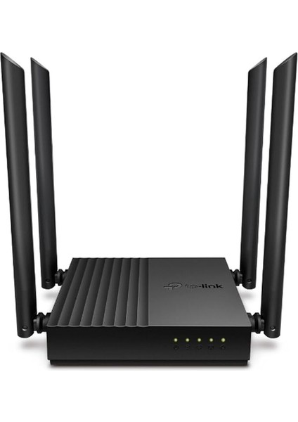 Archer C64, AC1200 Mbps Kablosuz Mu-Mımo Wifi Router, 4 Gigabit Lan Bağlantı Noktası, Beamforming, Wpa3, Access Point Modu, Ebeveyn Denetimleri