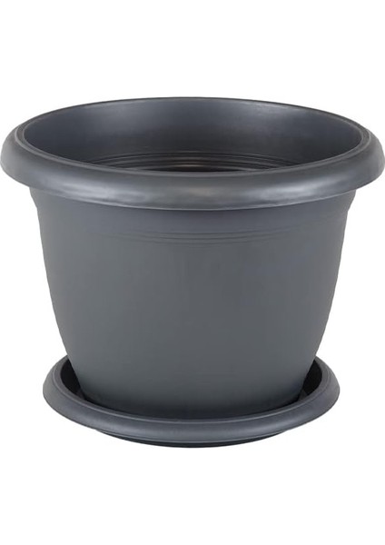 V507 Villa Saksı Set No: 7 8,8 Litre, 31 Cm, Antrasit