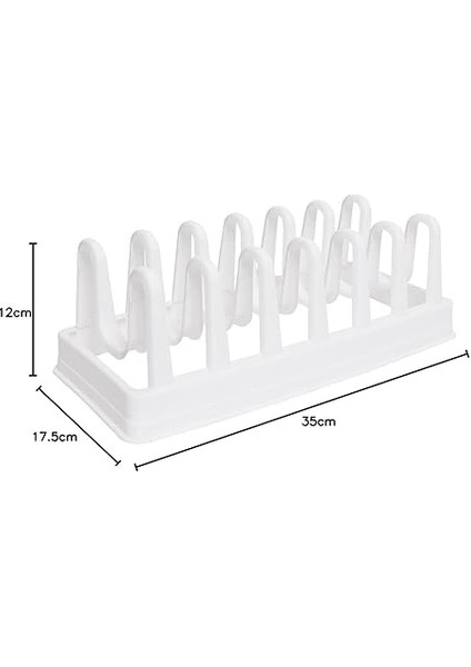 Tava, Tencere Kapağı Organizer, 6 Bölmeli Düzenleyici, Yer Kazandıran Kapak Standı fırsatları